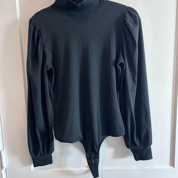 Madewell Tops - Chic Black Turtleneck Bodysuit